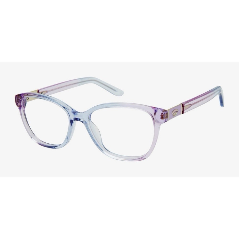 Juicy Couture Kids Eyeglasses Frames JU960 BIS Lilac Blue Purple Fade